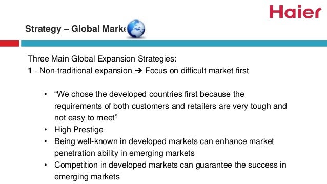 haier success story haier strategy